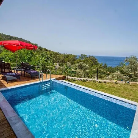 Villa Private Pool With Garden For 2 People In Faralya, - Awz 229