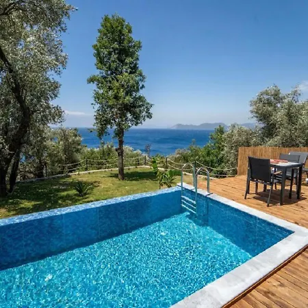 فيلة Private Pool With Garden For 2 People In Faralya, - Awz 229 فتحية