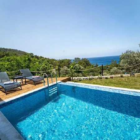 Villa Private Pool With Garden For 2 People In Faralya, - Awz 229 *